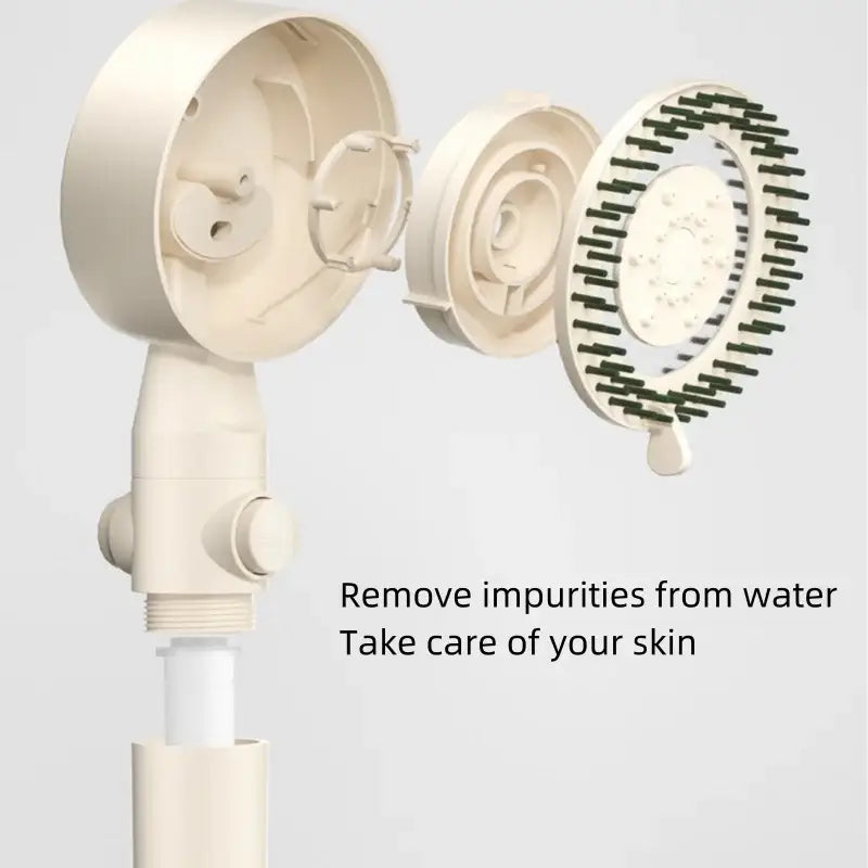 White Modern Shower Set