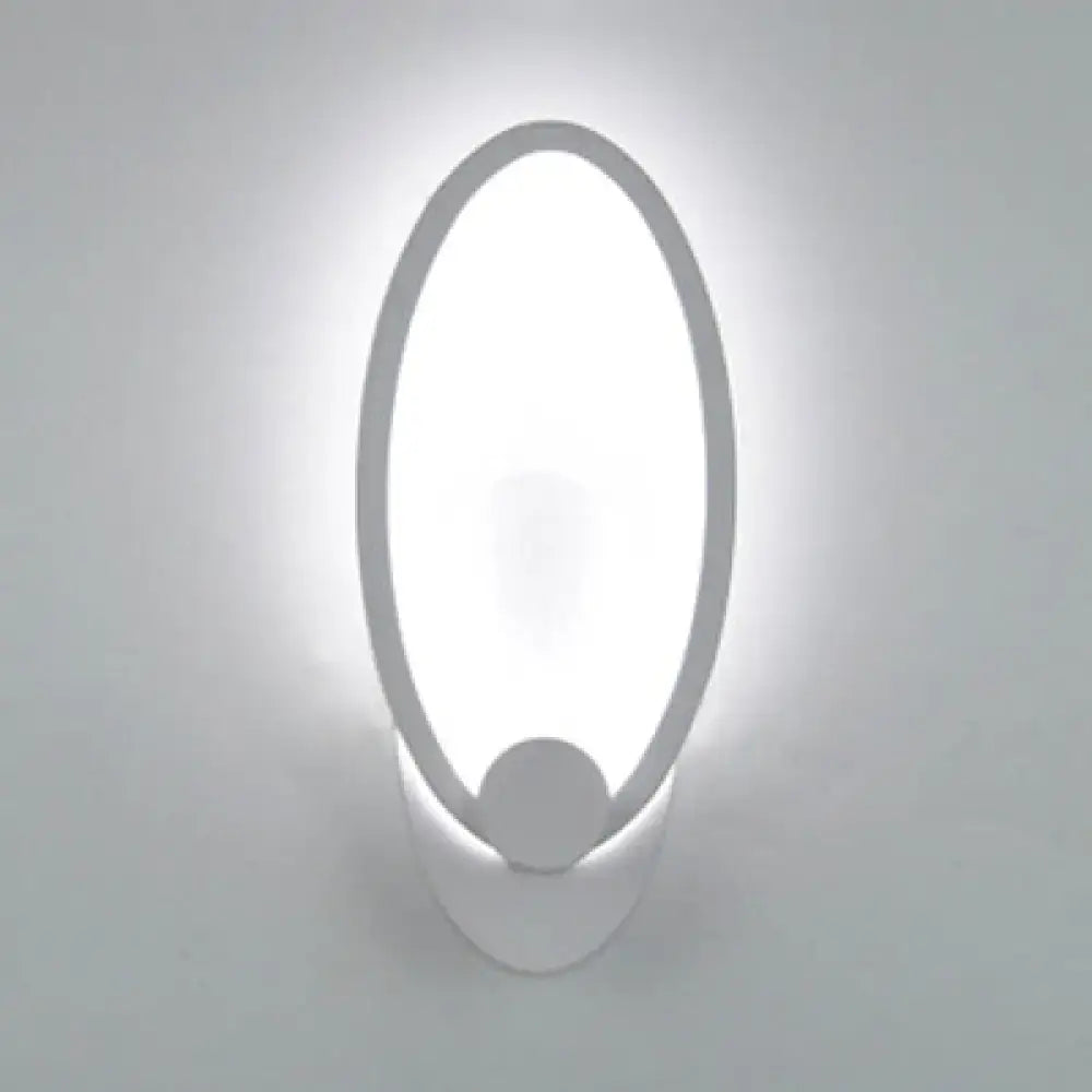 White Heart LED Sconce