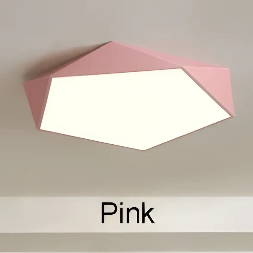 White Hexagonal LED Lamp