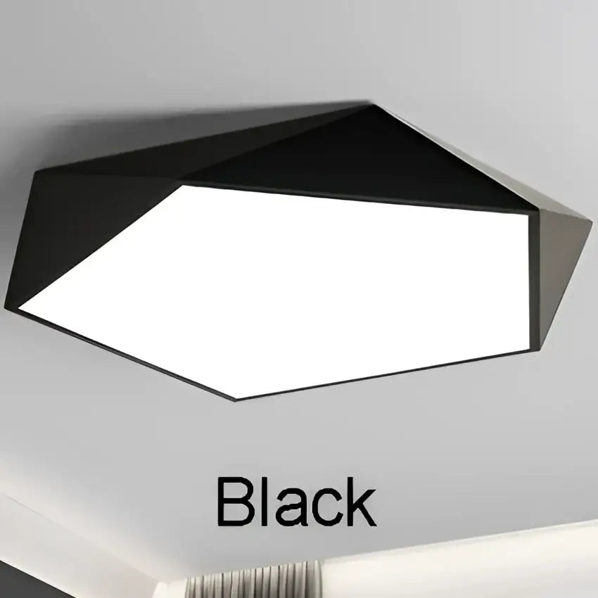 White Hexagonal LED Lamp