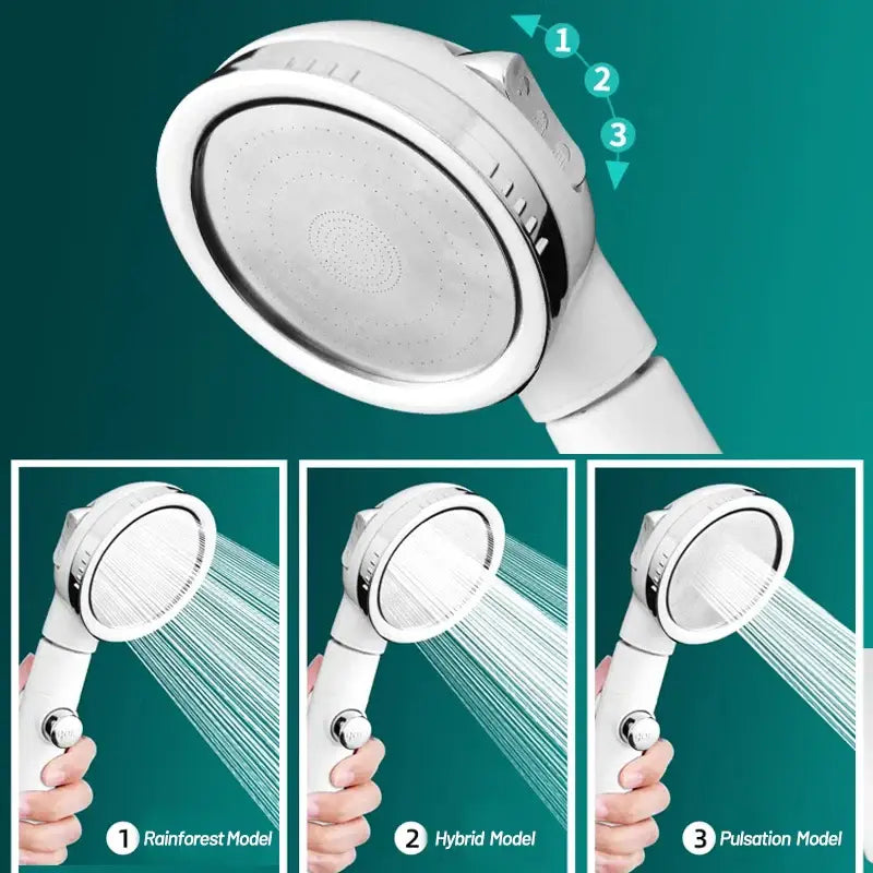 White High Pressure Showerhead