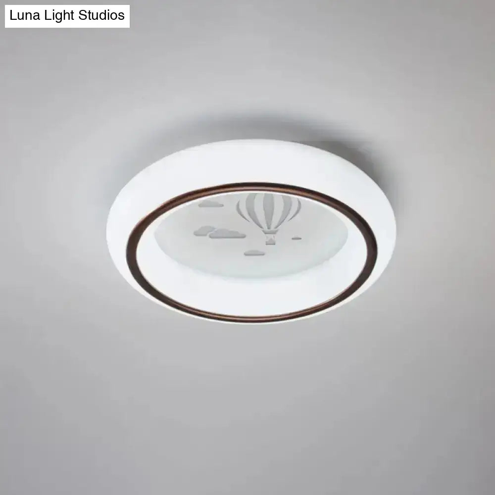 White Balloon Ceiling Light