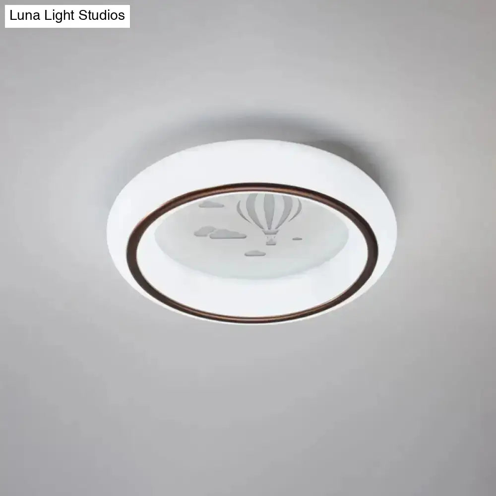 White Balloon Ceiling Light