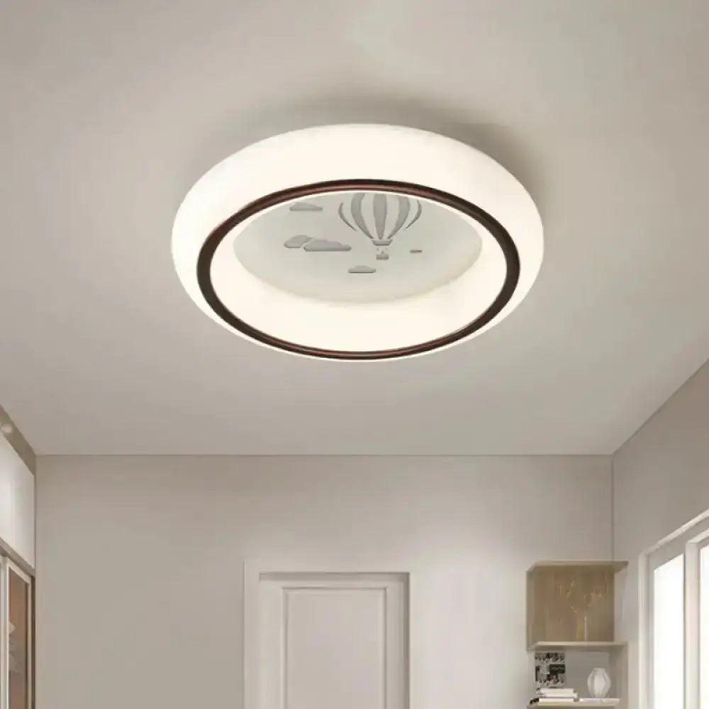 White Balloon Ceiling Light