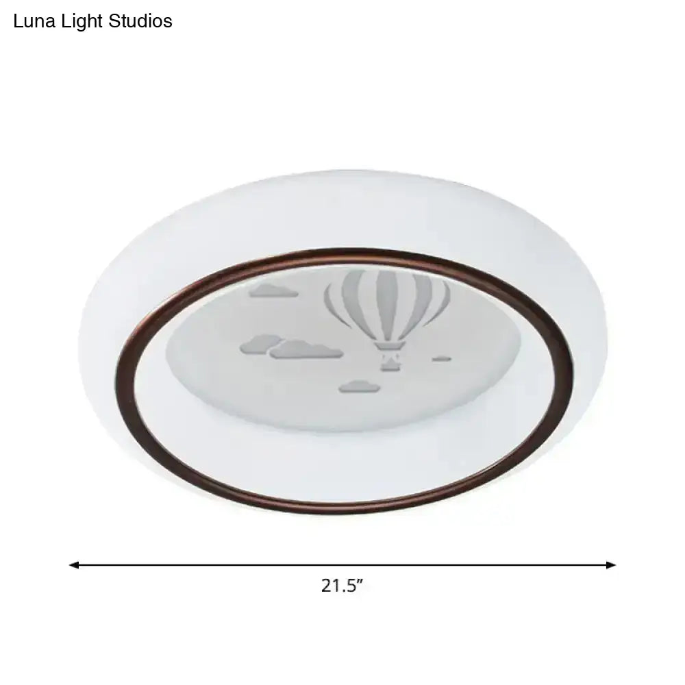 White Balloon Ceiling Light