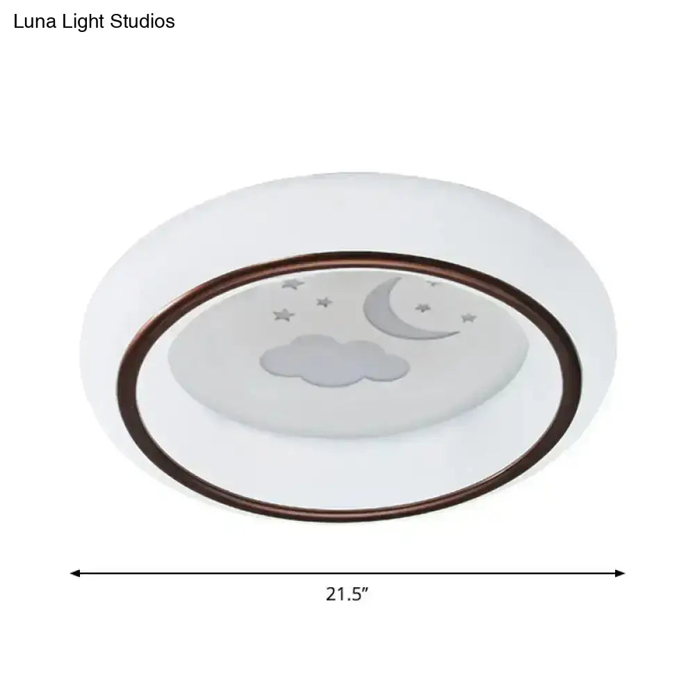 White Balloon Ceiling Light