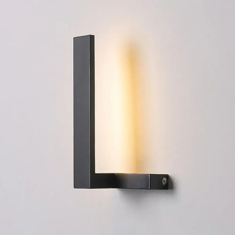 White L-Shaped Wall Sconce