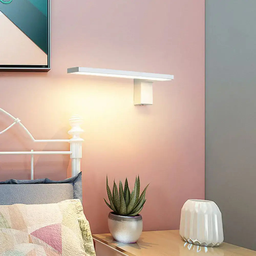 White L-Shaped Wall Sconce