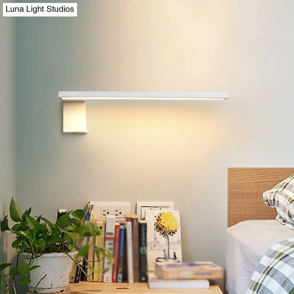 White L-Shaped Wall Sconce