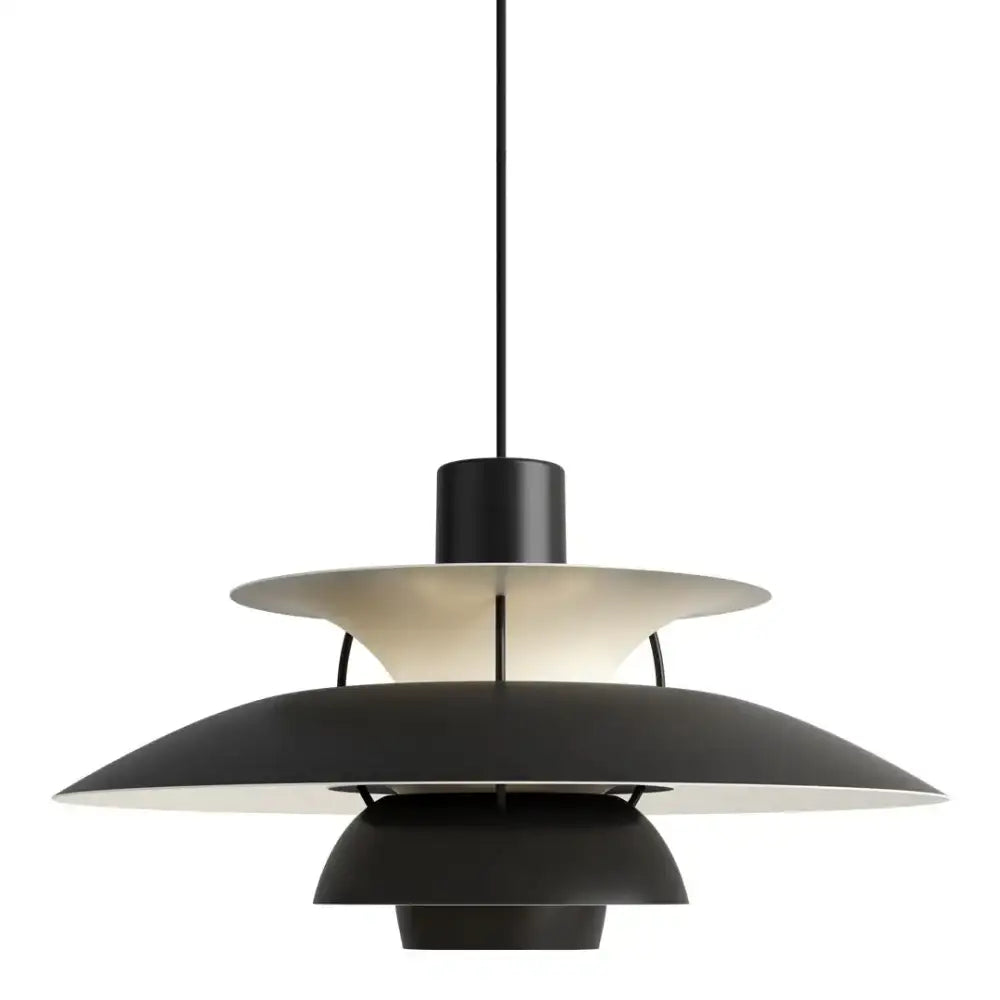 White Layered Pendant Light