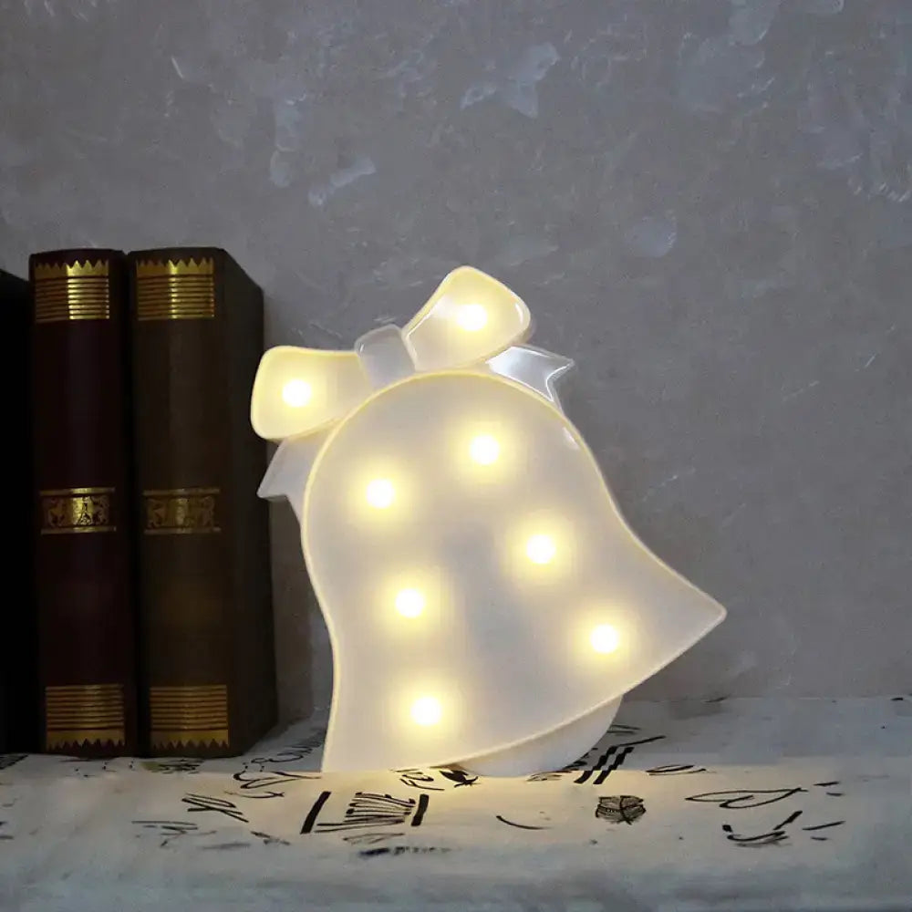 White Reindeer Nightstand Light