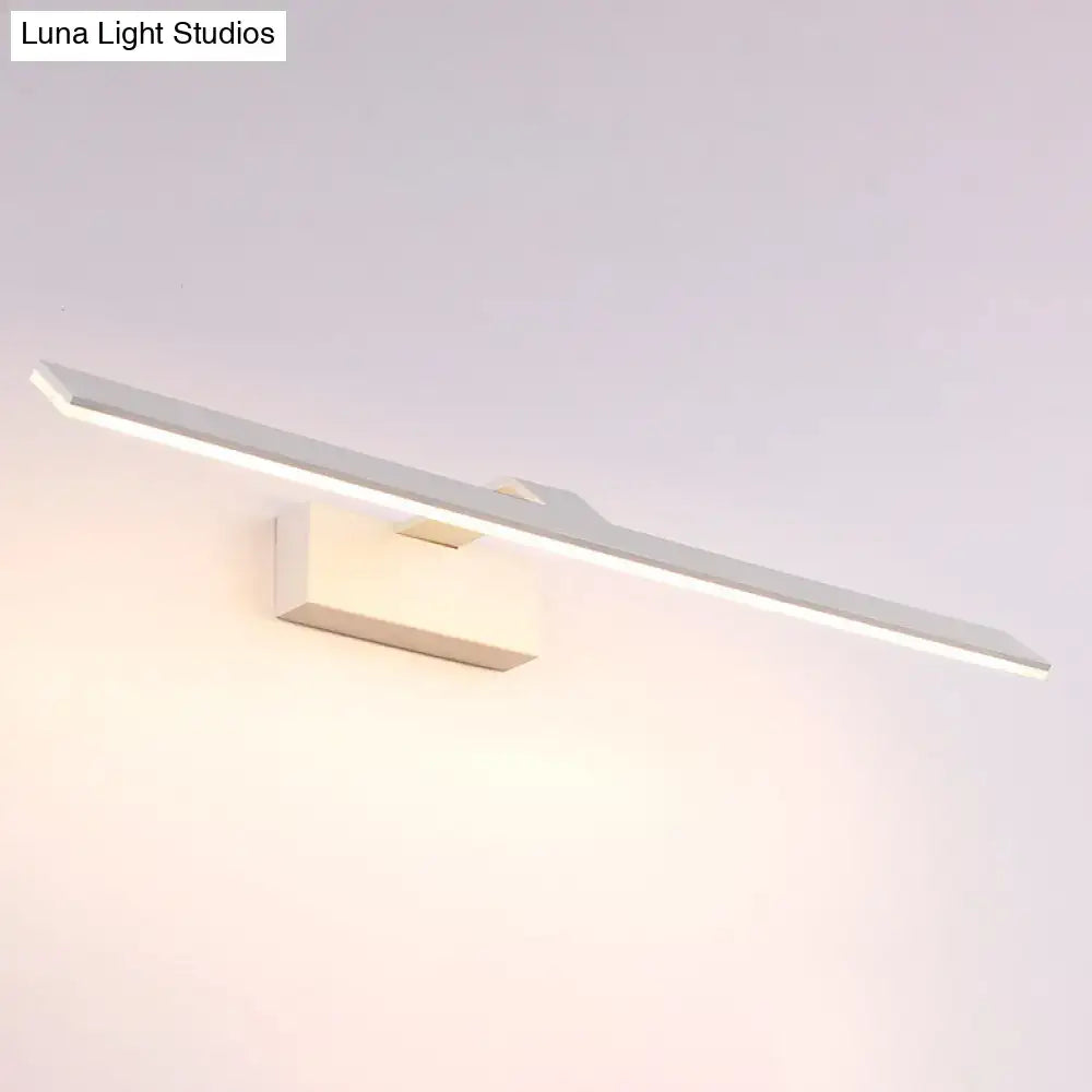 White Rectangular Wall Light