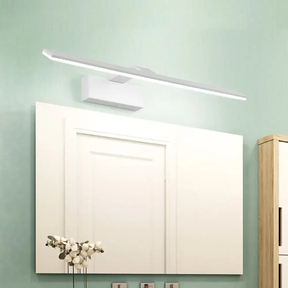 White Rectangular Wall Light