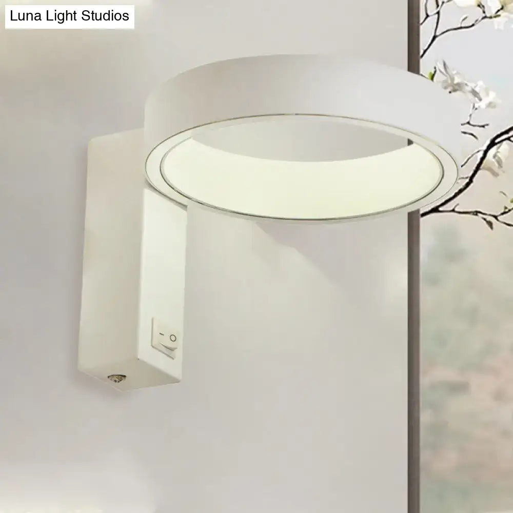 White LED Direct-Wired Wall Sconce