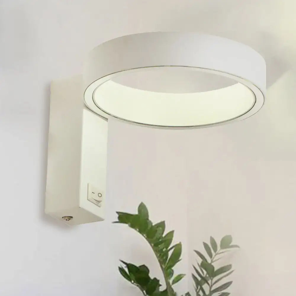 White LED Direct-Wired Wall Sconce
