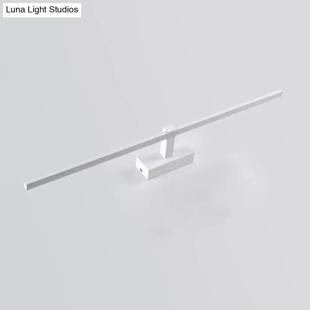 White Linear LED Vanity