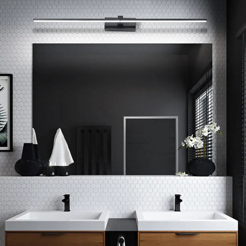 White Linear LED Vanity
