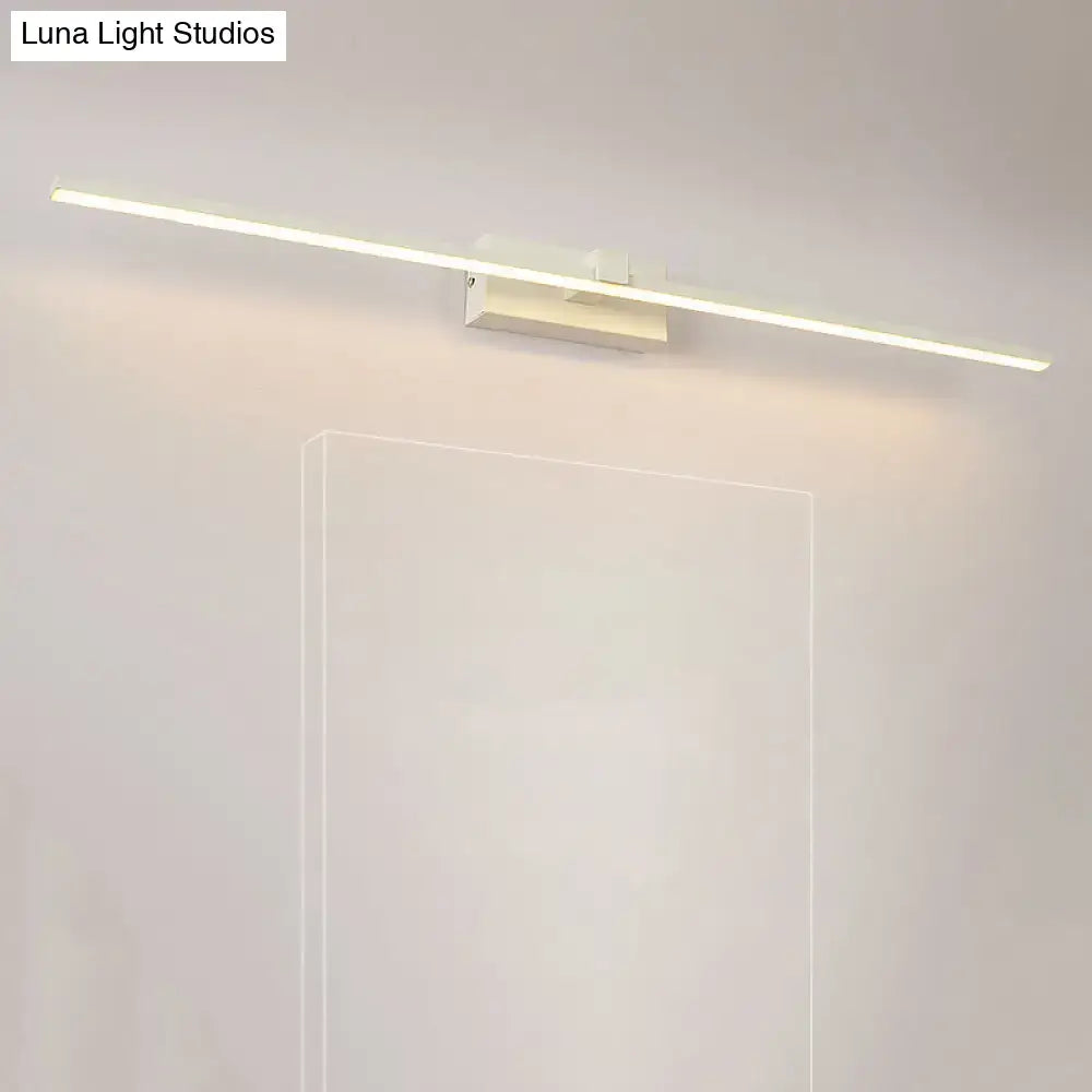 White Linear LED Vanity