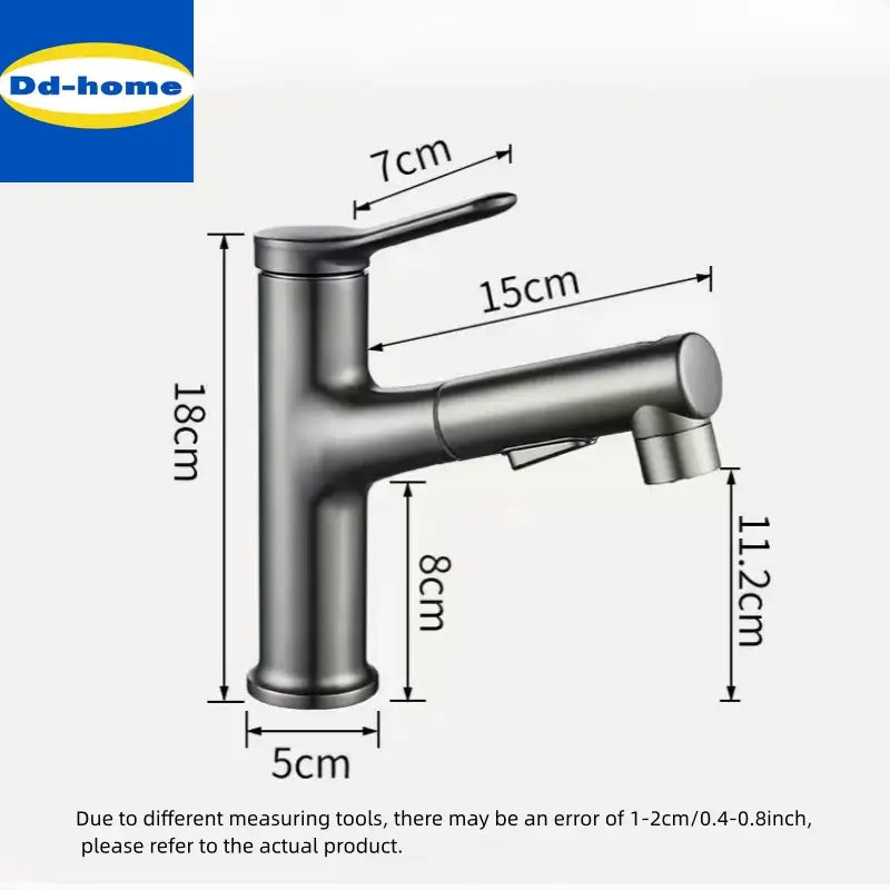 White Matte Pull-Out Faucet