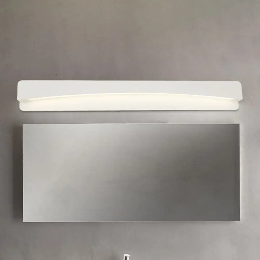White LED Rectangular Wall Sconce