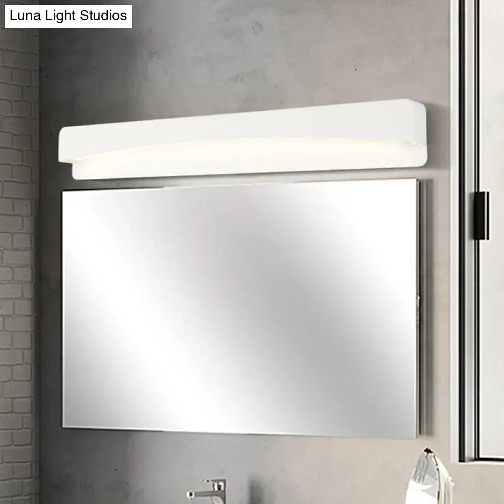 White LED Rectangular Wall Sconce