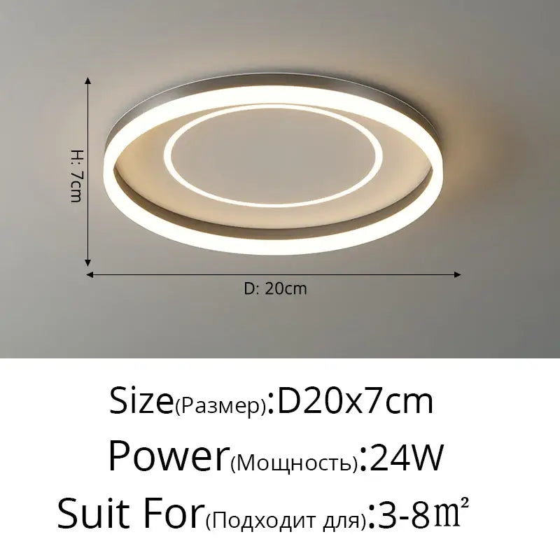 White Ceiling Light Strip