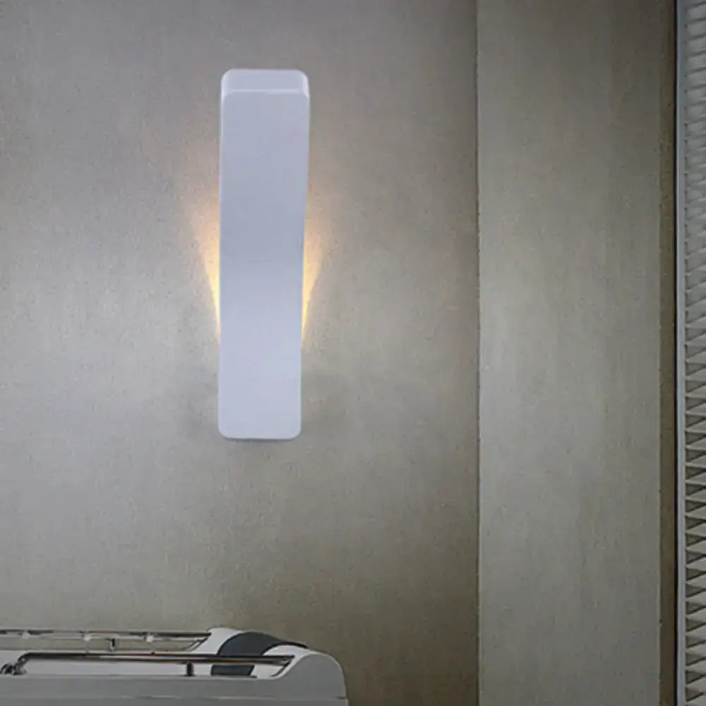 White Corridor Wall Light