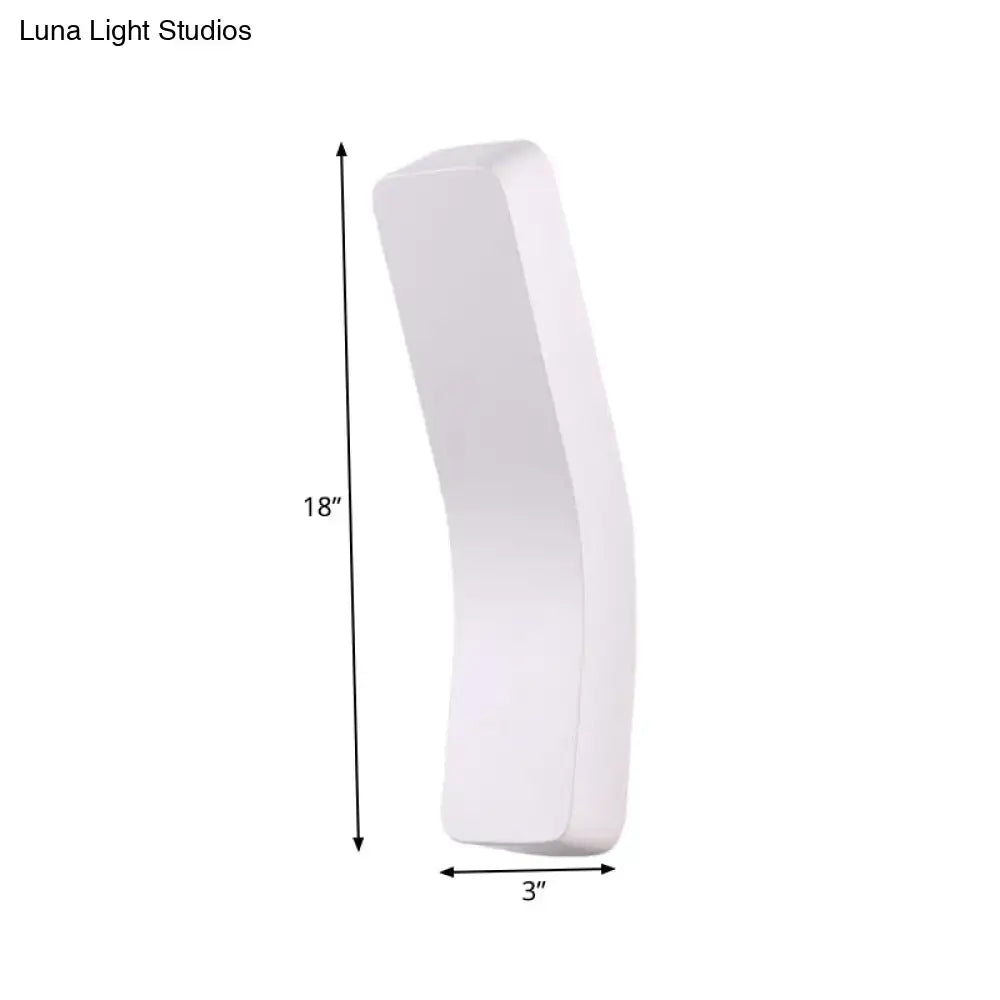White Corridor Wall Light