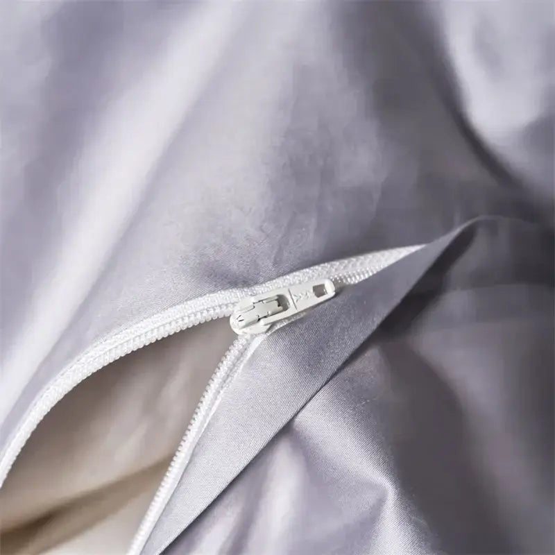 White Navy Cotton Bedding Set