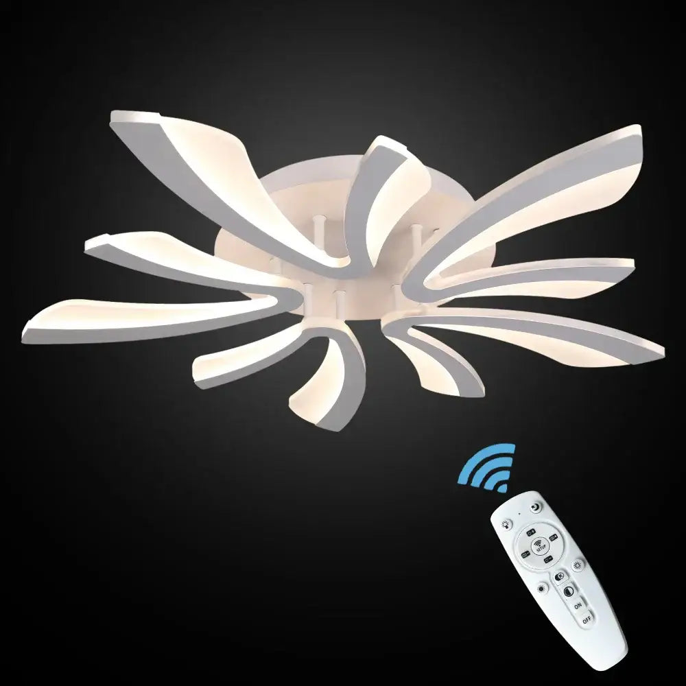 White Petal LED Chandelier