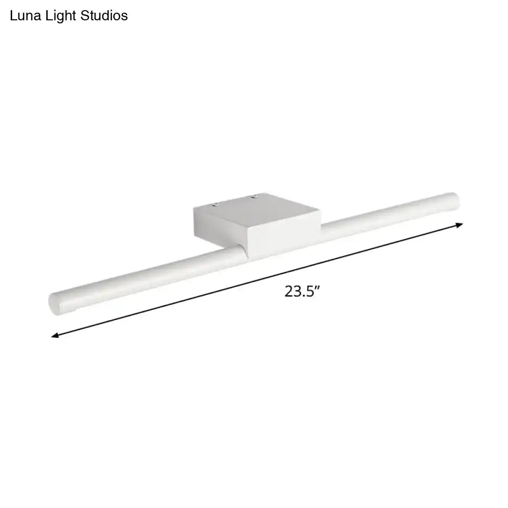 White LED Pole Vanity Wall Light