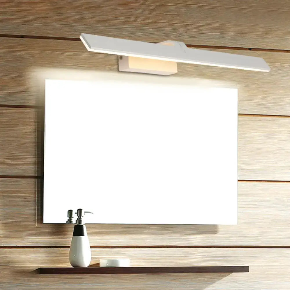 White Rectangle LED Wall Light