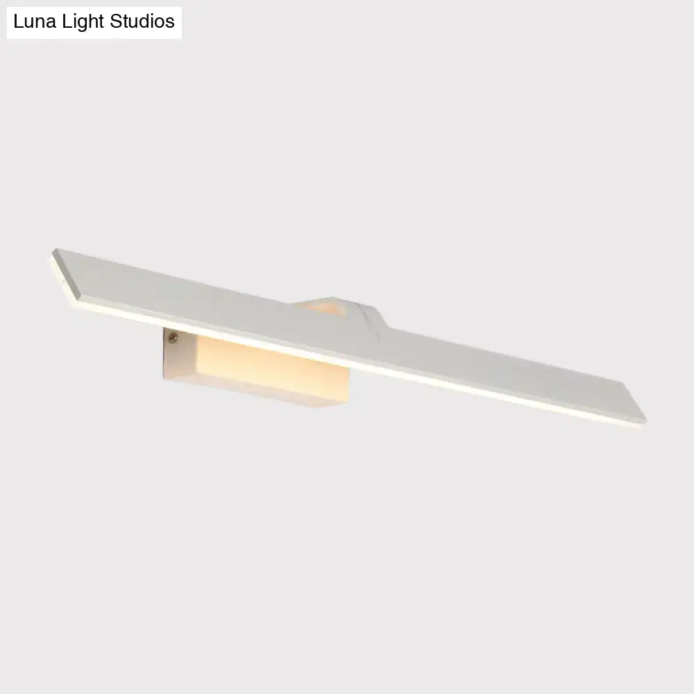 White Rectangle LED Wall Light