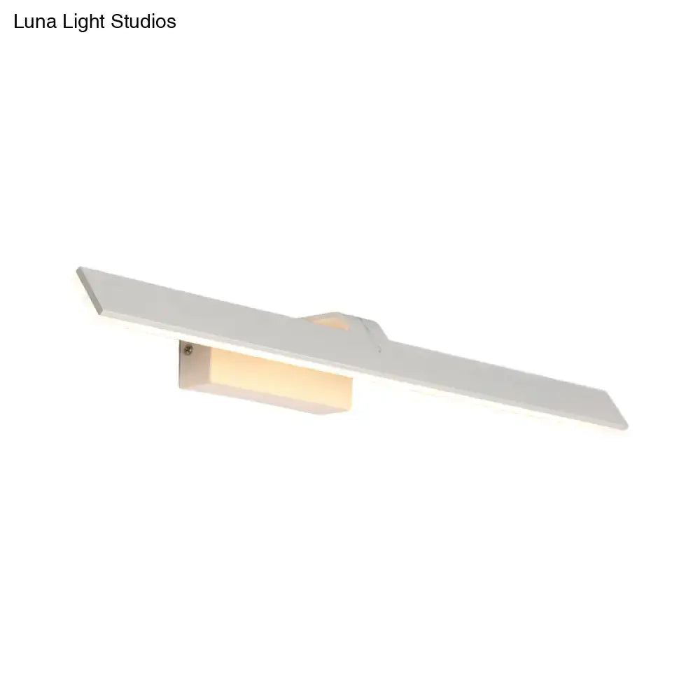 White Rectangle LED Wall Light