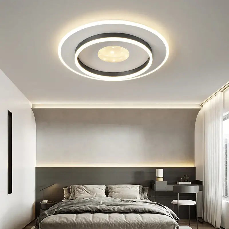 White LED Ceiling Chandelier with Dimmable Feature