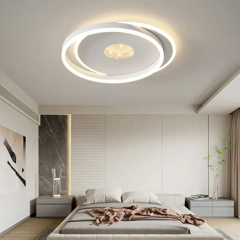 White LED Ceiling Chandelier with Dimmable Feature