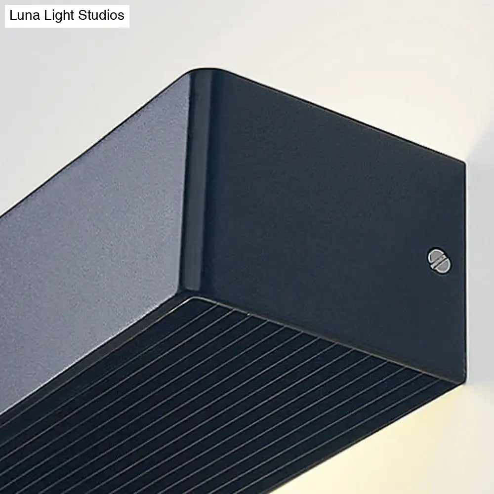Gold Rectangular Wall Lamp