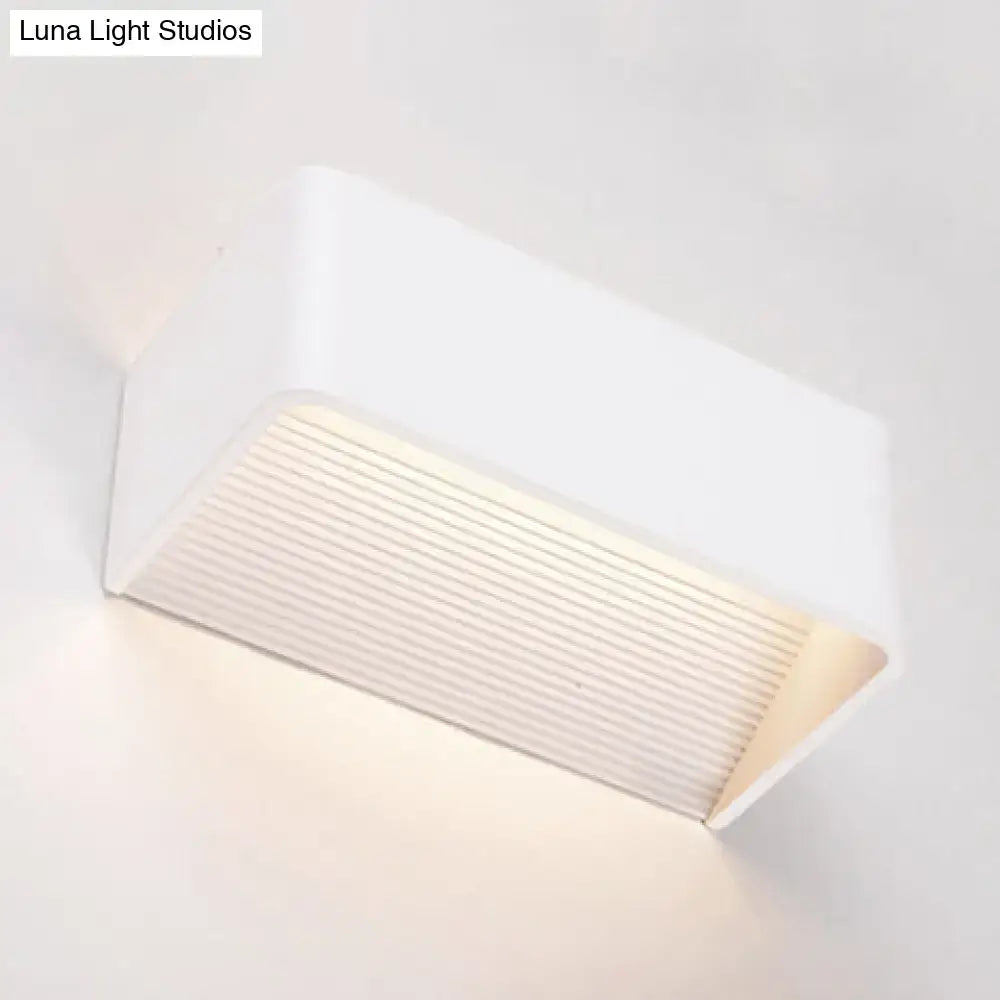 Gold Rectangular Wall Lamp