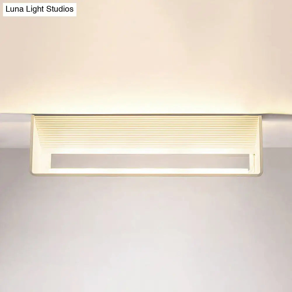Gold Rectangular Wall Lamp
