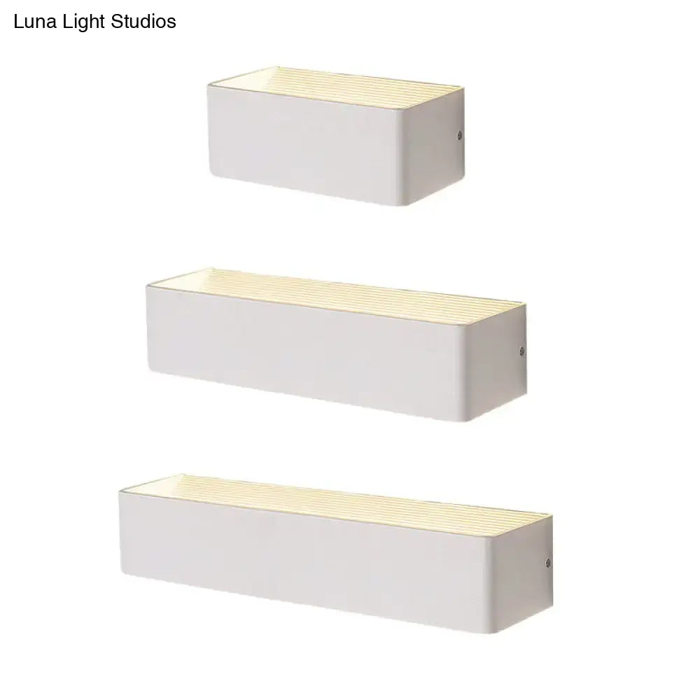 Gold Rectangular Wall Lamp