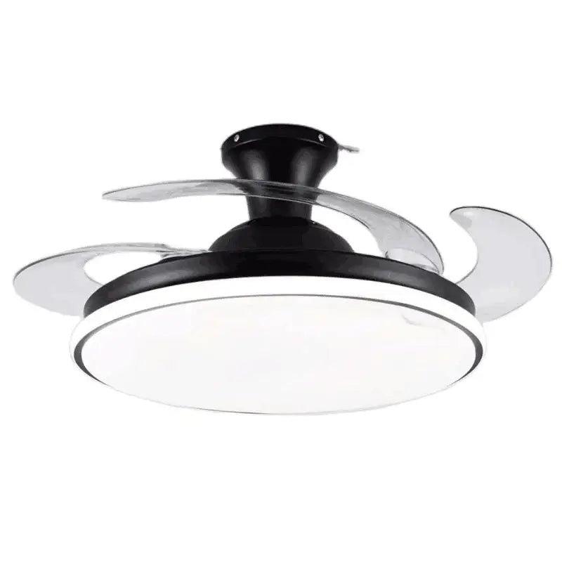White Remote Ceiling Fan 48-Inch with Light