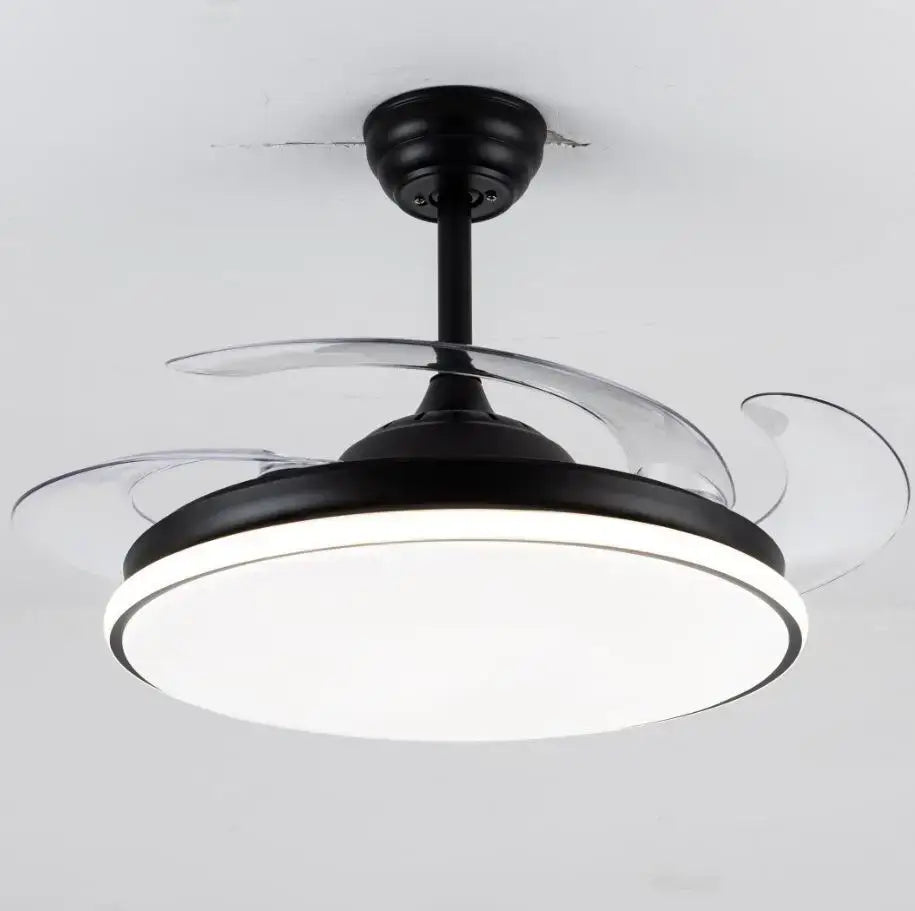 White Remote Ceiling Fan 48-Inch with Light