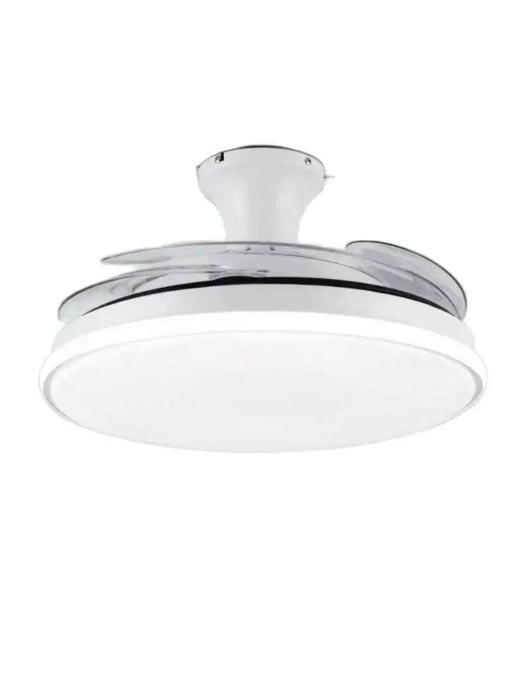 White Remote Ceiling Fan 48-Inch with Light