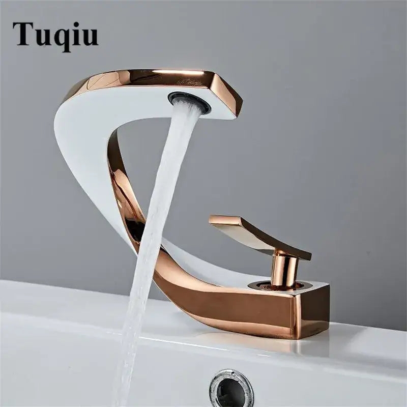 Rose Gold Basin Faucet