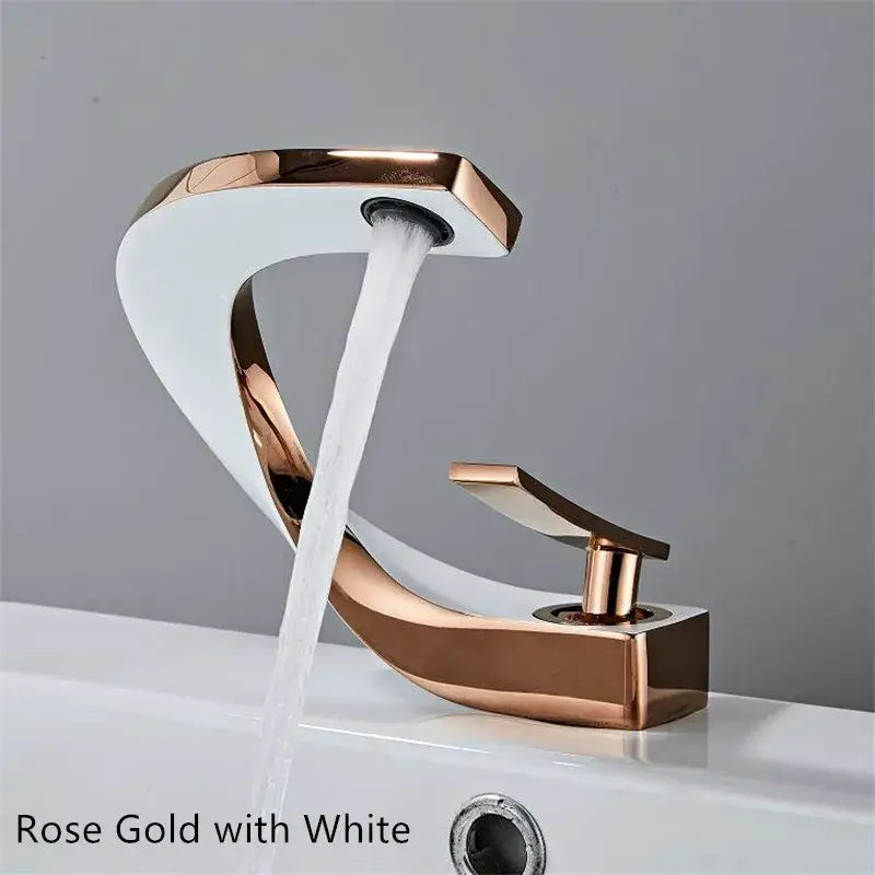 Rose Gold Basin Faucet