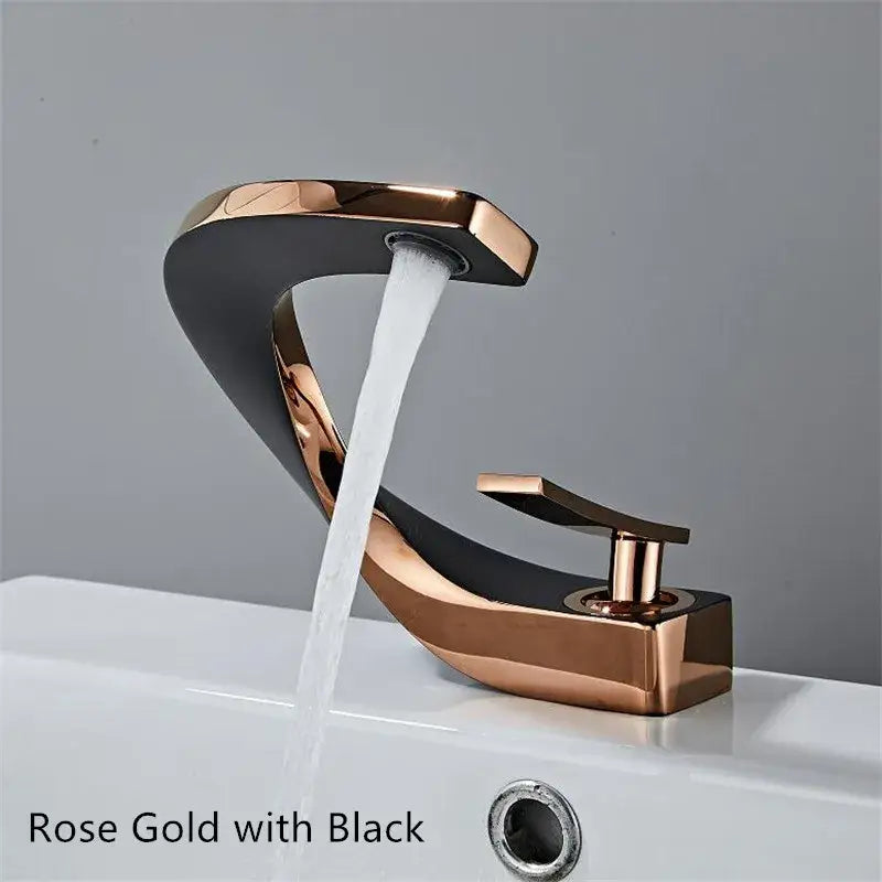 Rose Gold Basin Faucet