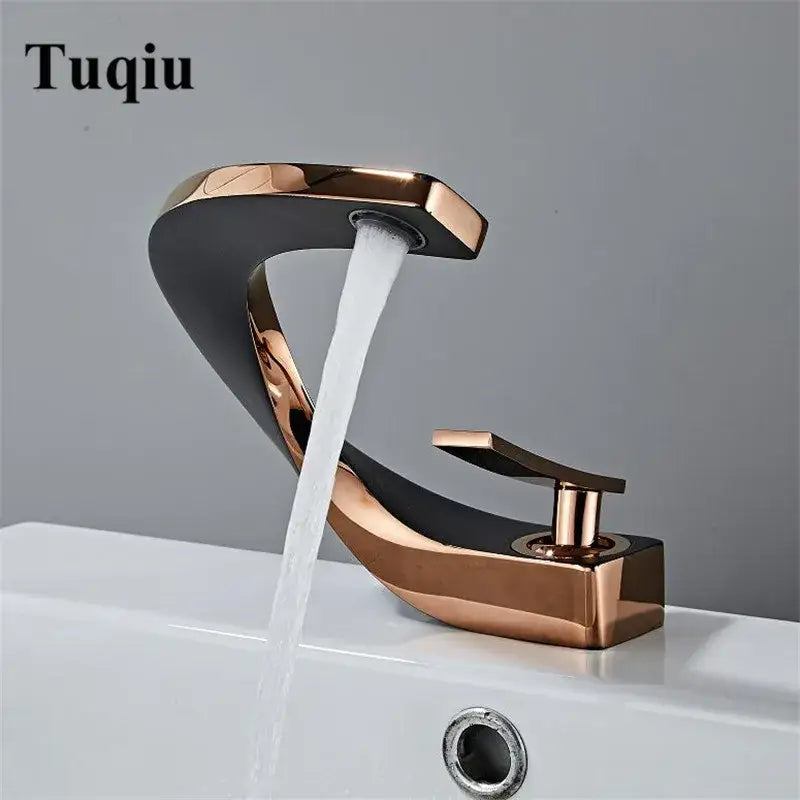 Rose Gold Basin Faucet