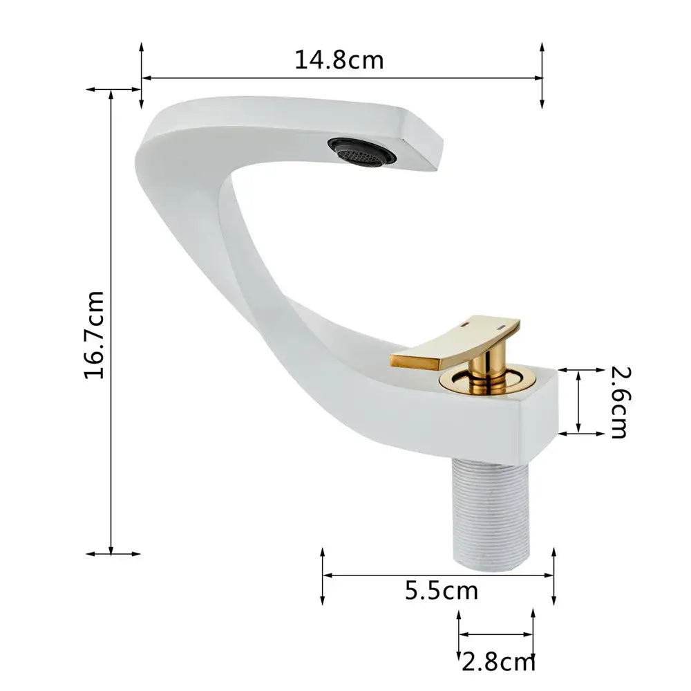 Rose Gold Basin Faucet