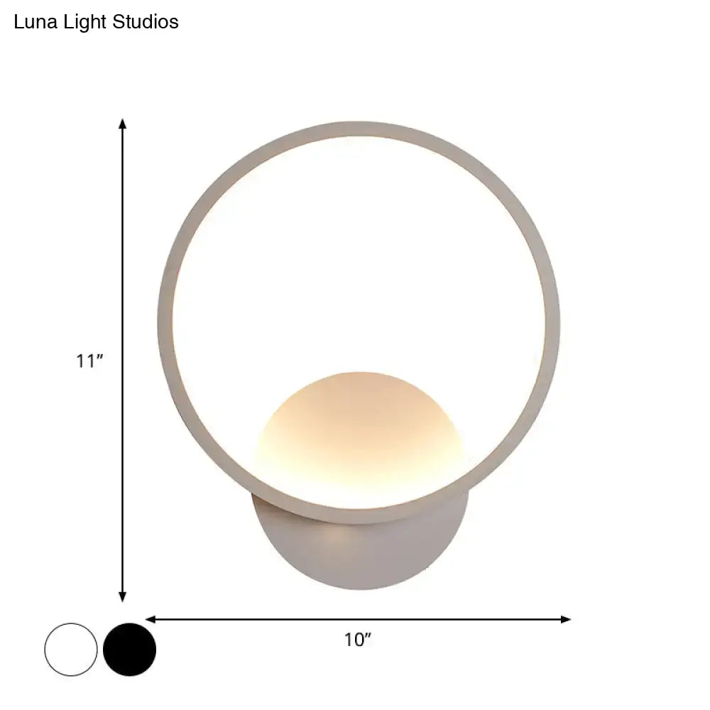 White Square Bedside Lamp