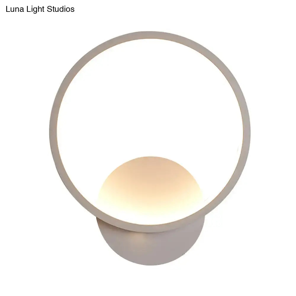 White Square Bedside Lamp